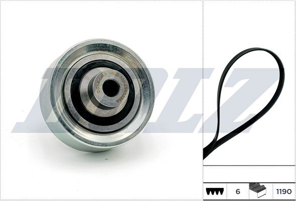 DOLZ V-Ribbed Belt Set SKD222A MERCEDES-BENZ SPRINTER DOLZ poly v-belt kit SKD222A