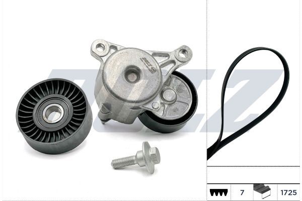 DOLZ Timing belt kit SKD223A CITROЁN DS3 DOLZ cam belt SKD223A