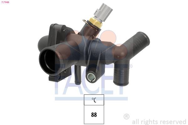FACET Termostat, kølemiddel 7.7948 Motor termostat FACET Ford KA 7.7948