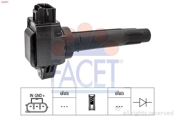 FACET Tennspole 9.6521 Tennspole FACET URBAN CRUISER 9.6521 billige
