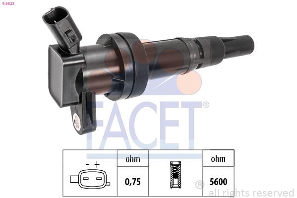 FACET Ignition coil 9.6522 Hyundai ix35 FACET ignition coil 96522
