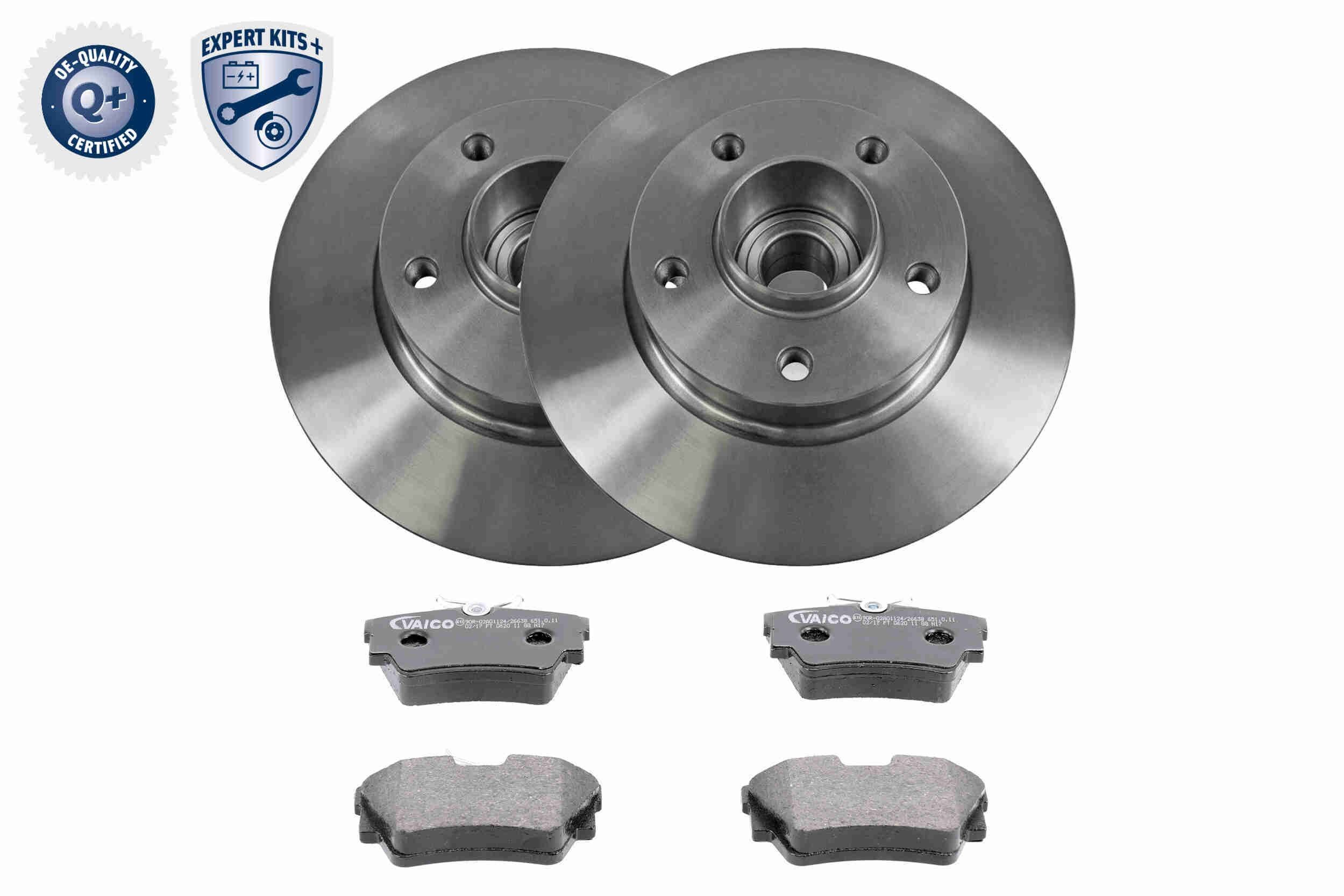 VAICO Σετ φρένων, δισκόφρενα V40-2120 VAICO V40-2120 Σετ φρένων τακακια και δισκοπλακες Tiida C12 γνήσια τιμες