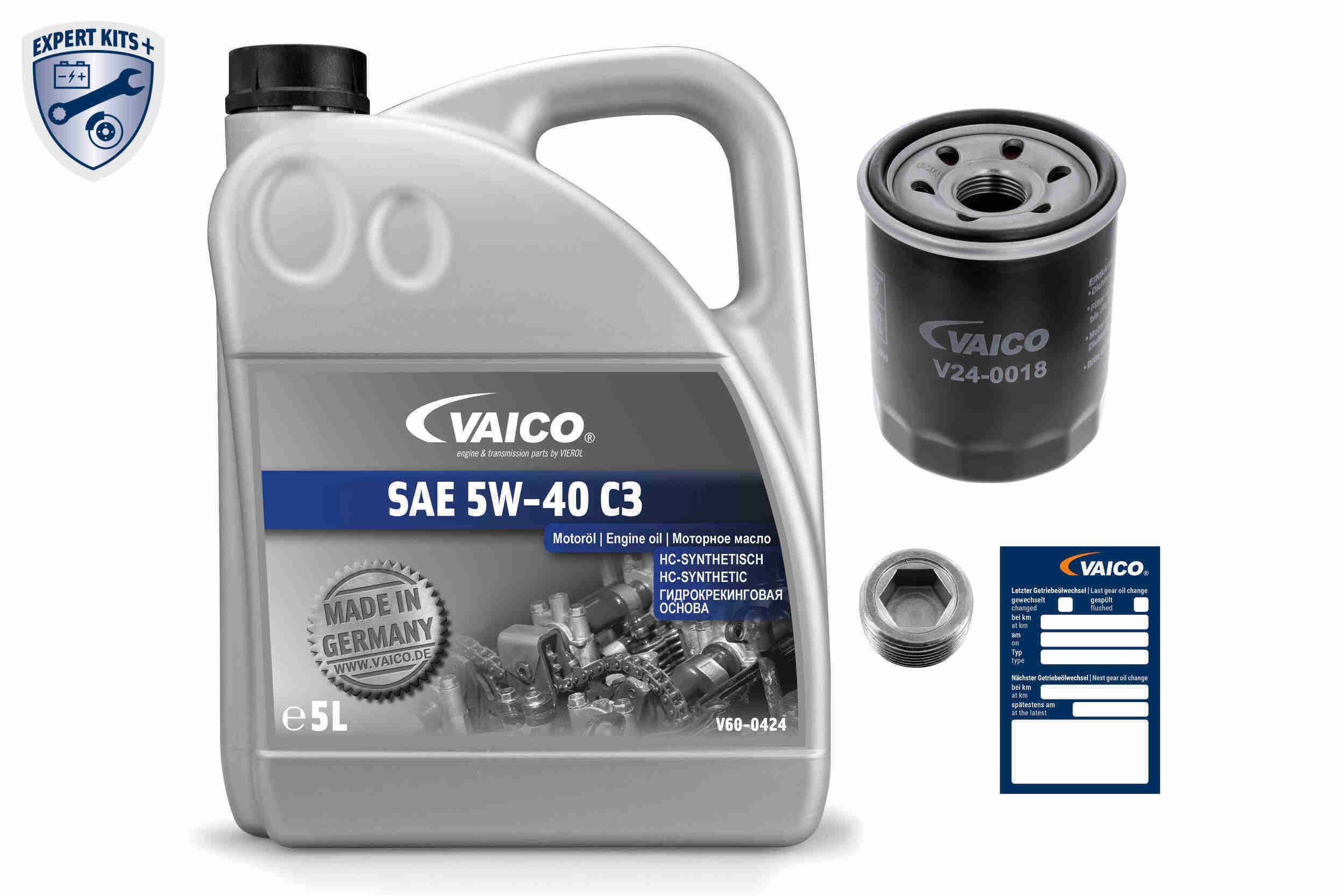 VAICO Servicekit V60-3009 V60-3009 Servicekit och filtersats VAICO RENAULT MODUS