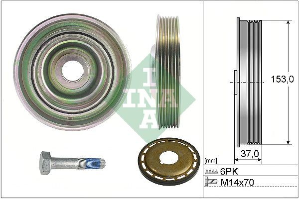 INA Kit poulie damper 544 0097 21 INA 544009721 Poulie de vilebrequin Citroën C4 Picasso prix