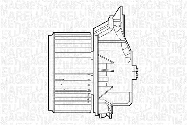 MAGNETI MARELLI Kupévifte 069412528010 069412528010 Varmeapparat motor OPEL COMMODORE MAGNETI MARELLI