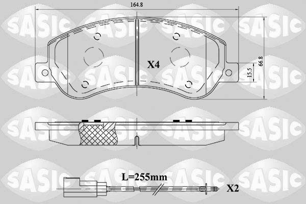 SASIC Remblokken 6216179 Remblokkenset SASIC MONDEO 6216179 goedkoop