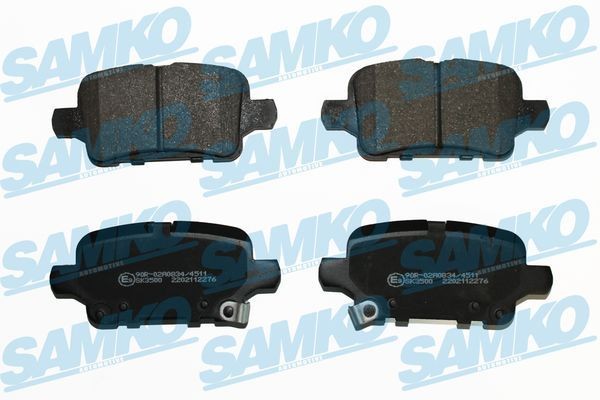Plaquettes de frein SAMKO 5SP2276 SAMKO 5SP2276 Plaquettes de frein CHEVROLET EQUINOX 2019