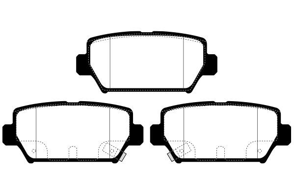 RAICAM Brake pad set RA.1331.0 Mitsubishi CARISMA RAICAM brake pads RA13310