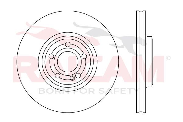 RAICAM Bremseskive RD01591 Bremseskiver RAICAM Dodge JOURNEY RD01591