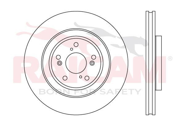 RAICAM Bremseskive RD01594 RAICAM Bremseskiver SUBARU RD01594