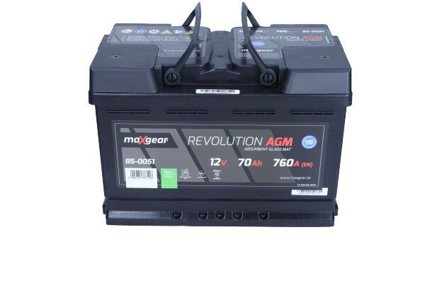 MAXGEAR Akumulator 85-0051 Elektryka VOLVO V40 Hatchback (525, 526): Akumulator MAXGEAR 85-0051