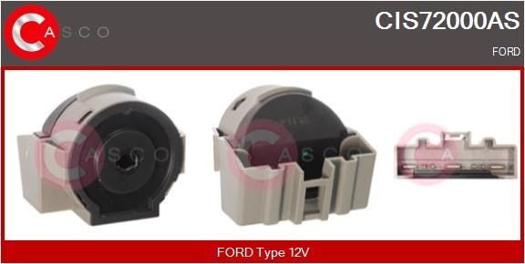 CASCO Tændingskontakt CIS72000AS Tændingslås CASCO Citroën C3 CIS72000AS