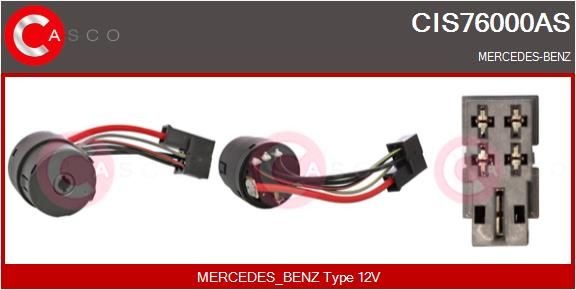 CASCO Spínač zapaľovania / żtartu CIS76000AS Spinacia skrinka CASCO Volkswagen PASSAT CIS76000AS