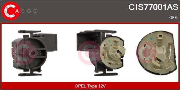 CASCO Aizdedzes slēdzis CIS77001AS Aizdedzes slēdzene AUDI CASCO CIS77001AS