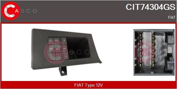 CASCO Säätöelementti, ajovalojen korkeudensäätö CIT74304GS CIT74304GS CASCO Ajovalon säätömoottori