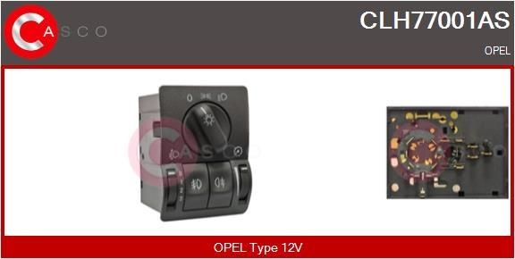 CASCO Spínač hlavného osvetlenia CLH77001AS Spínač svetiel CASCO GOLF CLH77001AS lacné