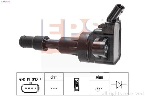 EPS Zapaľovacia cievka 1.970.638 Jednotka zapaľovacích cievok EPS KIA 1.970.638