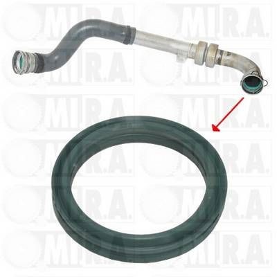 MI.R.A. Retentor, tubo do ar de sobrealimentação 16/3897G Retentor, tubo do ar de sobrealimentação MI.R.A. Peugeot 407 16/3897G