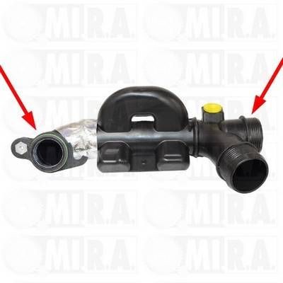 MI.R.A. Laadluchtslang 16/4325 Peugeot 407 Intercooler slang MI.R.A. 16/4325