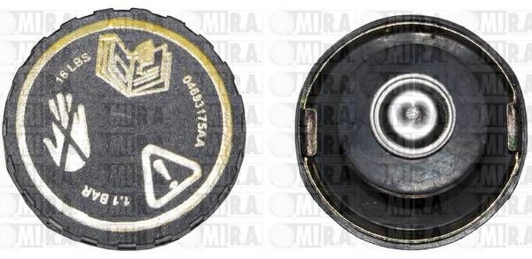 MI.R.A. Verschlussdeckel, Kühlmittelbehälter 23/3624 23/3624 Deckel Ausgleichsbehälter MI.R.A. MG Kosten