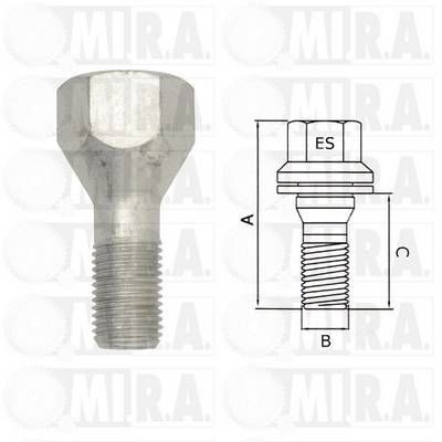 MI.R.A. Radschraube 29/1698 29/1698 MI.R.A. Radschraubensatz Finder
