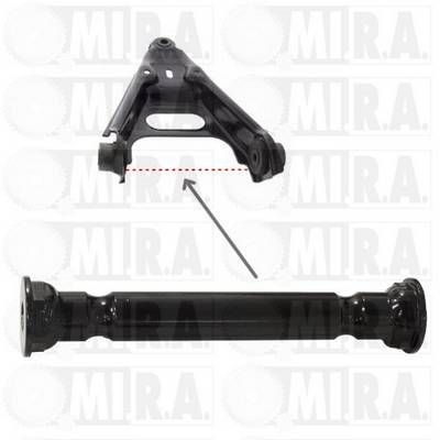MI.R.A. Suspensão, braço oscilante 37/2320 37/2320 Casquilhos amortecedores SKODA SUPERB MI.R.A.