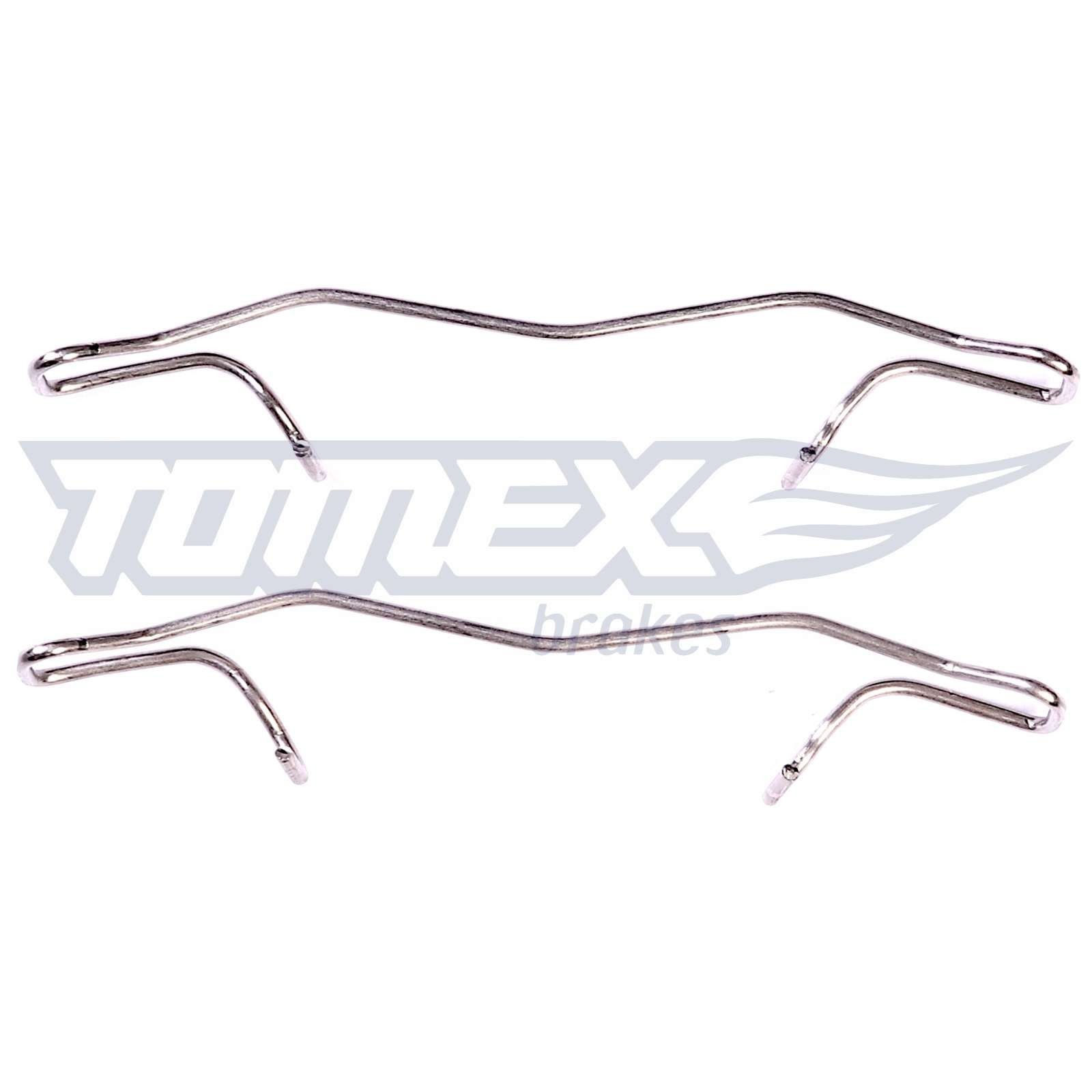 TOMEX brakes Accessoireset, schijfremblok TX 43-00 TOMEX brakes TX43-00 Accessoireset, schijfremblok Renault Laguna 3 prijs