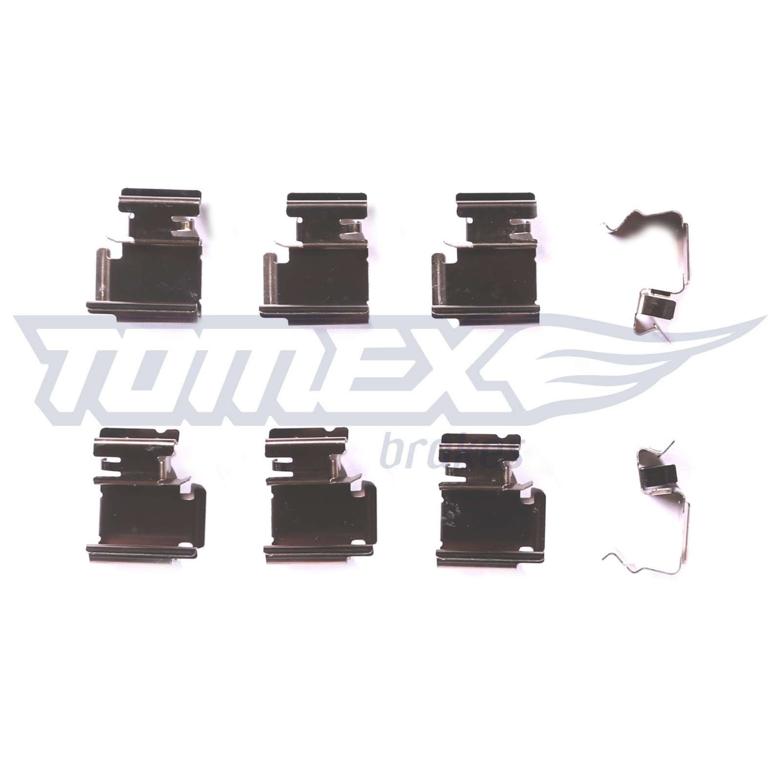 TOMEX brakes Monteringssett, bremseklosser TX 43-01 TOMEX brakes Tibehørsett, skivebremse belegg NISSAN TX 43-01