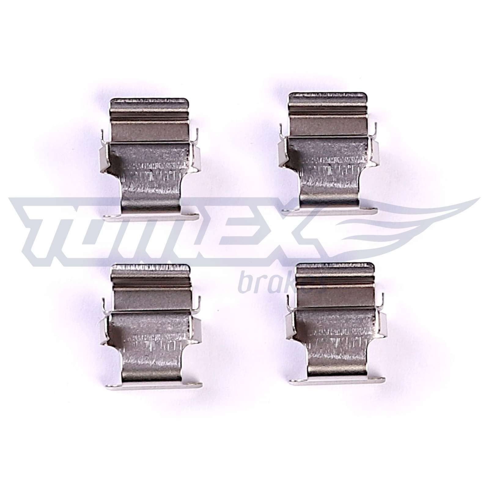 TOMEX brakes Piederumu komplekts, Disku bremžu uzlikas TX 43-37 Piederumu komplekts, disku bremžu uzlikas PEUGEOT TOMEX brakes TX 43-37
