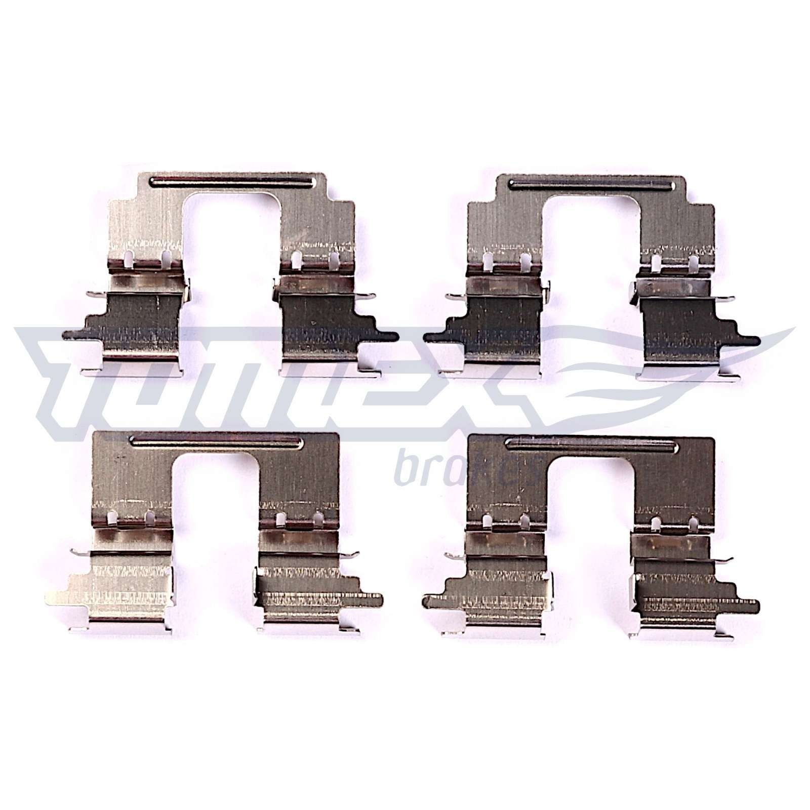 TOMEX brakes Monteringssett, bremseklosser TX 44-23 TOMEX brakes Tibehørsett, skivebremse belegg NISSAN TX 44-23