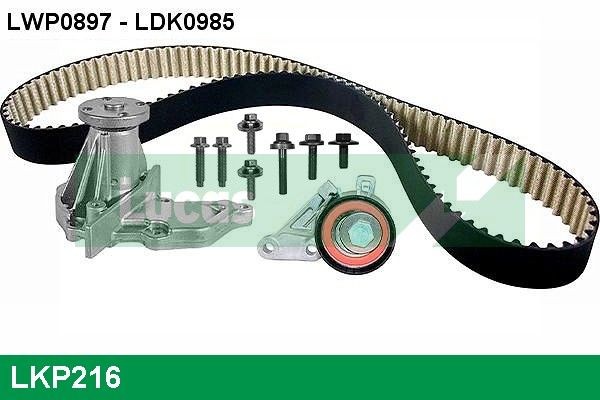 LUCAS Vodné čerpadlo + sada ozubeného remeňa LKP216 LKP216 Vodné čerpadlo + sada ozubeného remeňa MAZDA 626 LUCAS