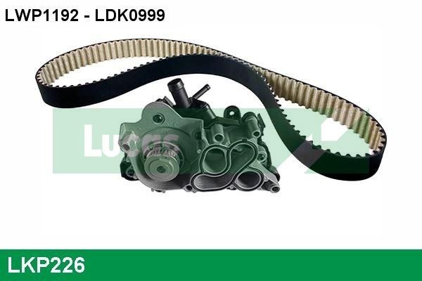 LUCAS Wasserpumpe + Zahnriemensatz LKP226 LKP226 Zahnriemensatz mit Wasserpumpe LUCAS VW TIGUAN