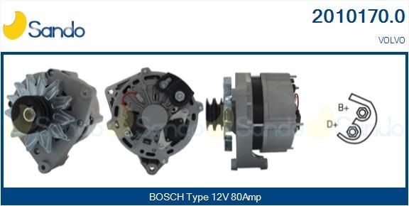 SANDO Ģenerators 2010170.0 SANDO 2010170.0 Ģenerators 340-360 Sedan (344) cena