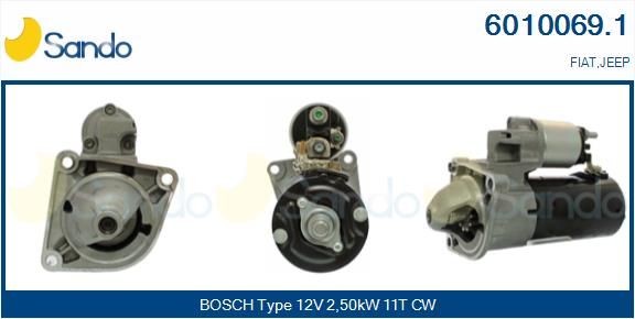 SANDO Starter 6010069.1 6010069.1 Starter SANDO FIAT 132