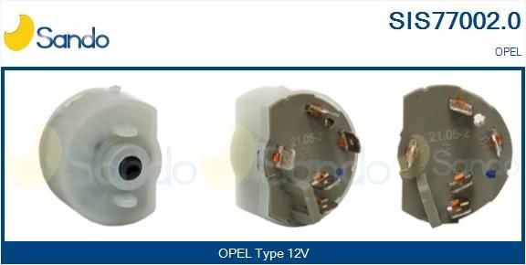 SANDO Contactslot SIS77002.0 Opel MERIVA Ontstekings startschakelaar SANDO SIS77002.0