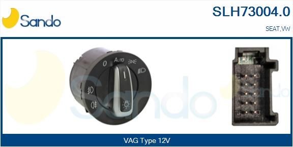 SANDO Brytare till huvudstrålkastare SLH73004.0 SLH73004.0 SANDO ljus strömställare VW POLO