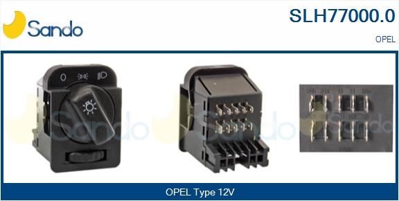 SANDO Slēdzis, Priekšējās gaismas SLH77000.0 Lukturu slēdzis SANDO Mercedes-Benz S Klase SLH77000.0
