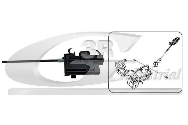 Seadeelement, kesklukustus 3RG 12601 3RG 12601: Kesklukustus Nissan QASHQAI 2006