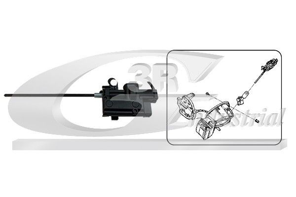 3RG Elemento de regulación, cierre centralizado 12602 3RG 12602 Puertas RENAULT 9 Sedán (L42)