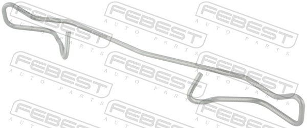 FEBEST Kit accessori, pastiglia freno 0303-001 Kit accessori, pastiglia freno Ford P4 0303-001 FEBEST