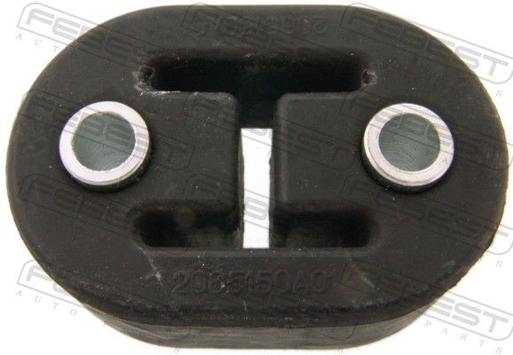 FEBEST Gummipute, lydpotte NEXB-003 NEXB-003 Feste eksosrør FEBEST MAZDA 6