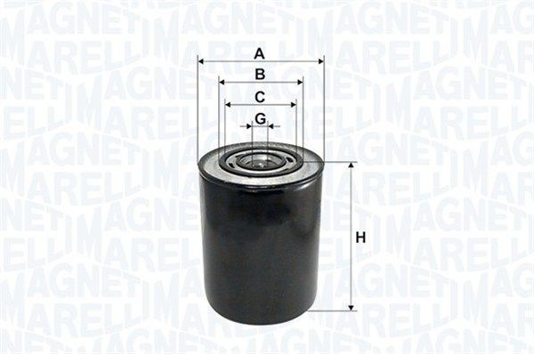 MAGNETI MARELLI Oljefilter 153071760101 Citroen Jumper 230 Oljefilter MAGNETI MARELLI 153071760101