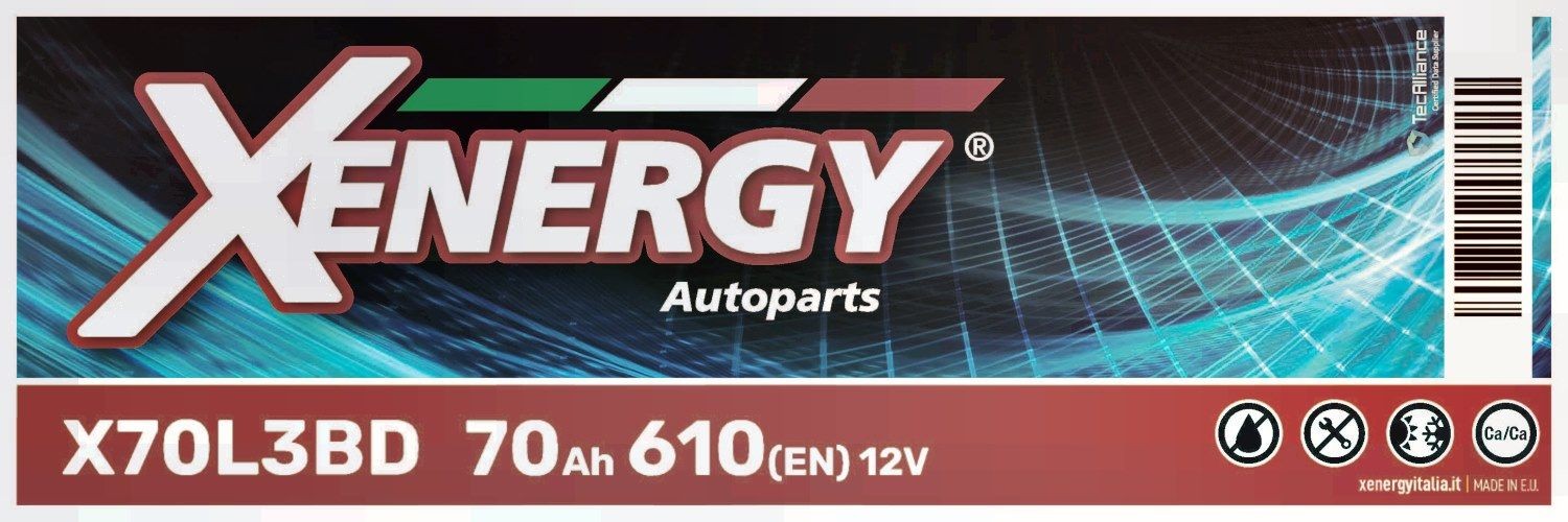 AP XENERGY Startbatteri X70L3BD Startbatteri AP XENERGY A8 X70L3BD billige