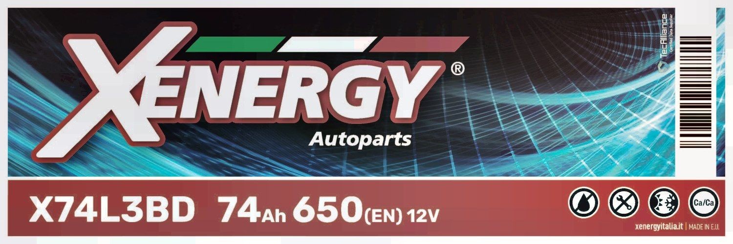 AP XENERGY Autobatéria X74L3BD Żtartovacia batéria SKODA AP XENERGY X74L3BD