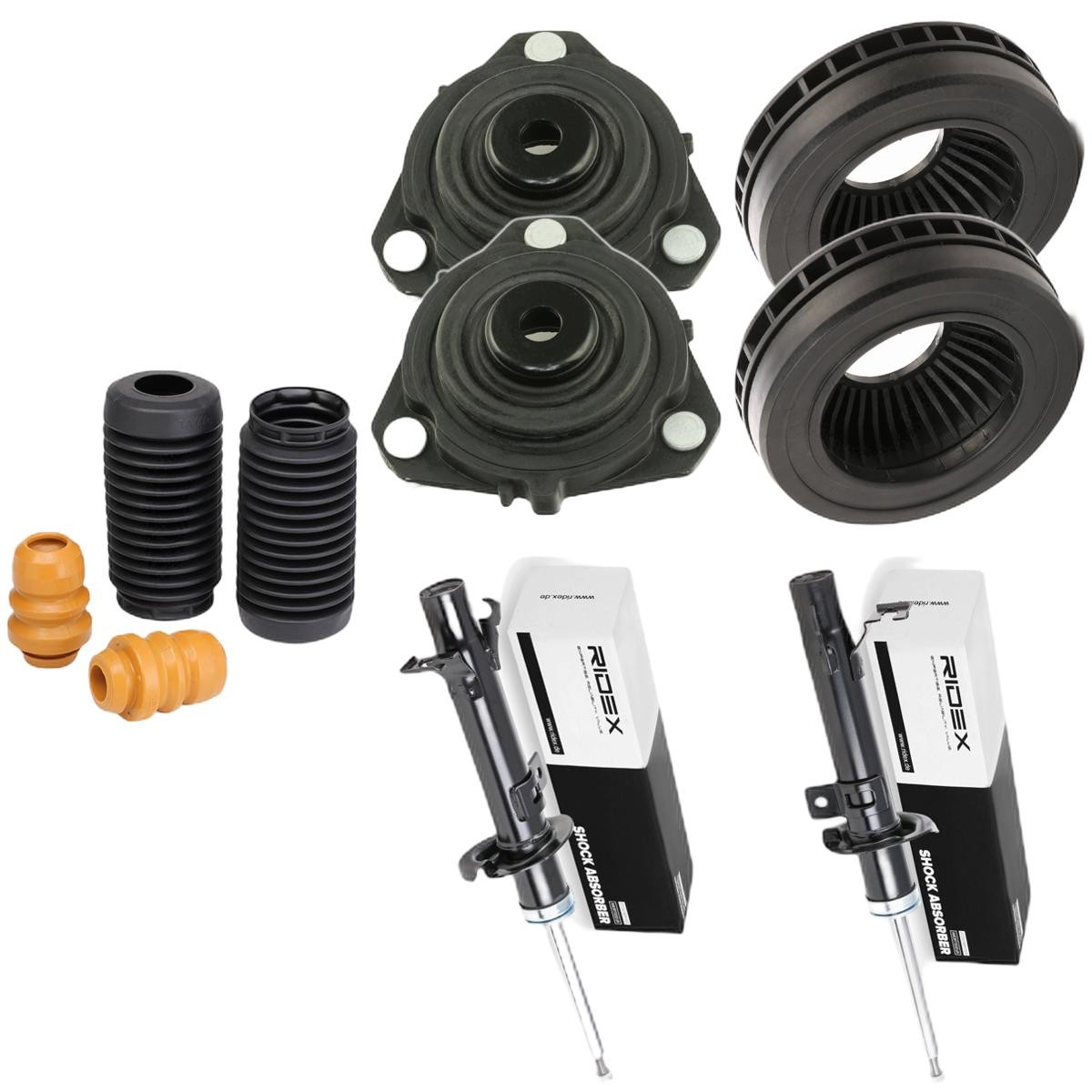 RIDEX Kit ammortizzatori 1185S0062 1185S0062 Assetto sportivo RIDEX SSANGYONG XLV costo