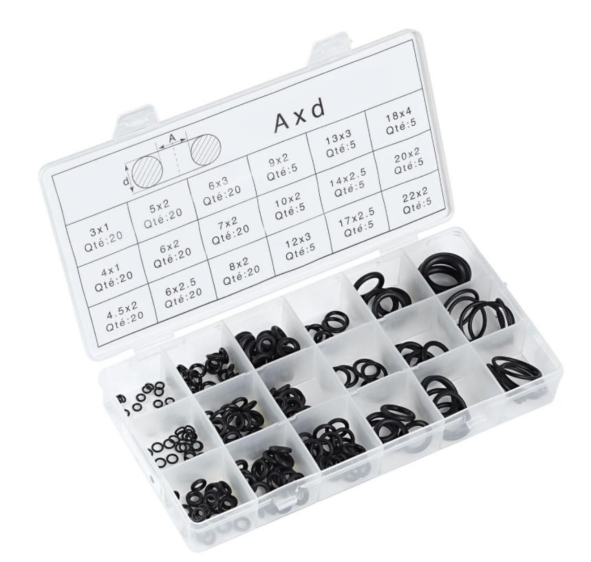 Hi-Q Tools Asortiments, O-gredzens 60470101630 Hi-Q Tools Asortiments, O-gredzens 60470101630