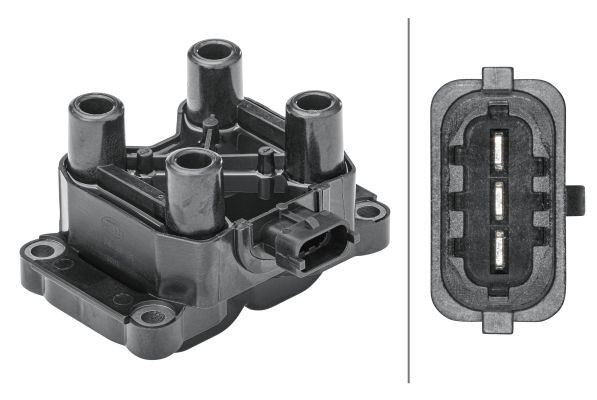 HELLA Ignition coil 5DA 358 168-491 5DA 358 168-491 HELLA ignition coil for CHEVROLET CORVETTE