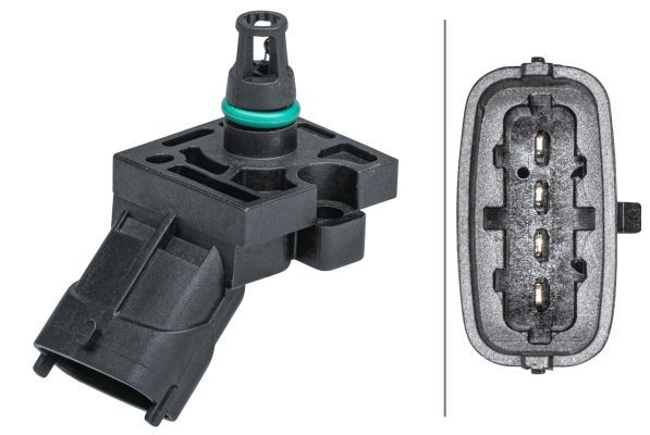 Devējs, Pūtes spiediens HELLA 6PP 009 403-131 HELLA 6PP 009 403-131 Devējs pūtes spiediens VOLVO S40 2011
