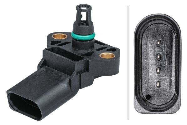 Sensor, vuldruk HELLA 6PP 009 403-341 HELLA 6PP 009 403-341 Inlaatdruksensor AUDI A4 2019