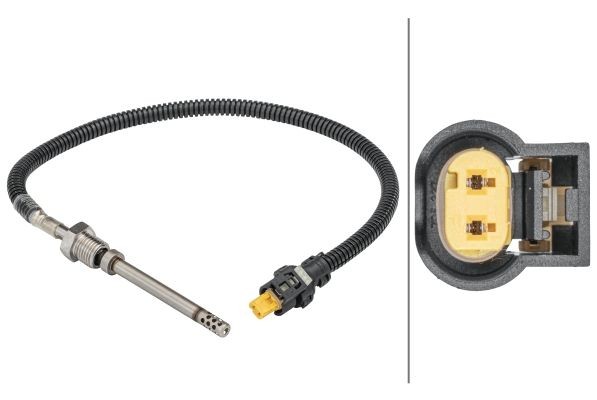 Sensore, Temperatura gas scarico HELLA 6PT 358 181-741 HELLA 6PT 358 181-741 costo Sensore temperatura gas di scarico Mercedes VITO 2003